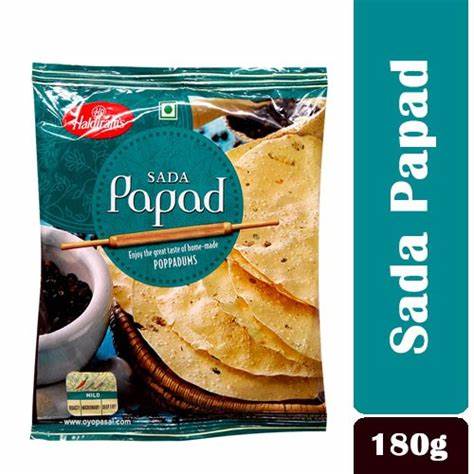 SADA PAPAD 180G- HALDIRAMS